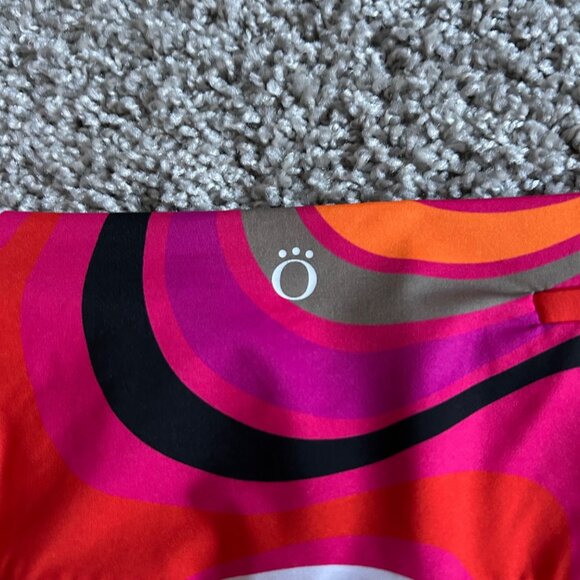 Kinona Colorful Women's Athletic Skort Inner Shorts Size Xl Funky Retro - Picture 4 of 10